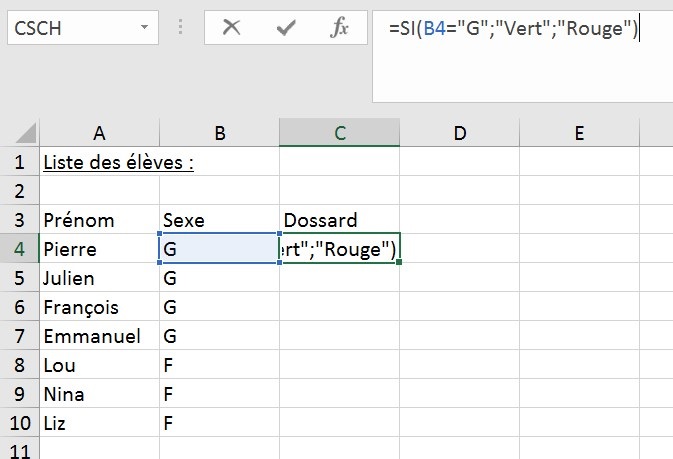 Formule Excel Si Supérieur Ou égal Alors